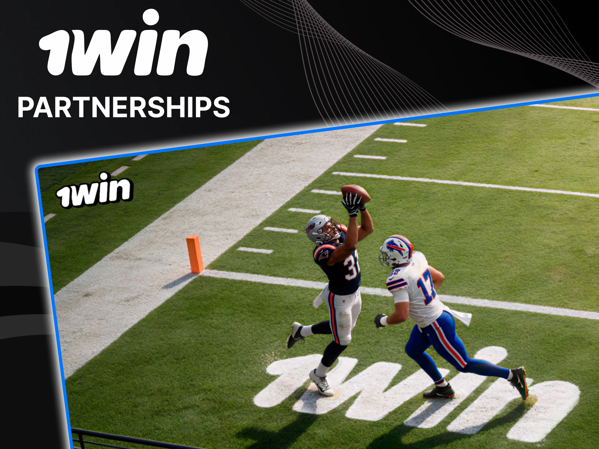 1win is a partner of many sporting events.