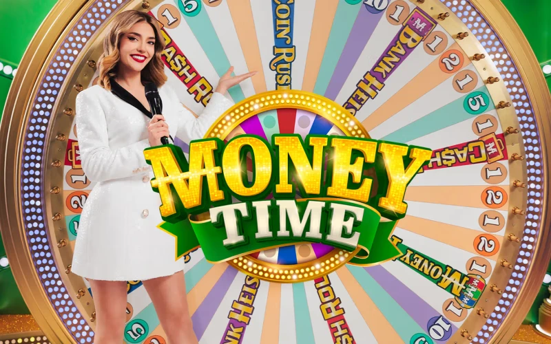 Experience Money Time live casino game at 1Win India.